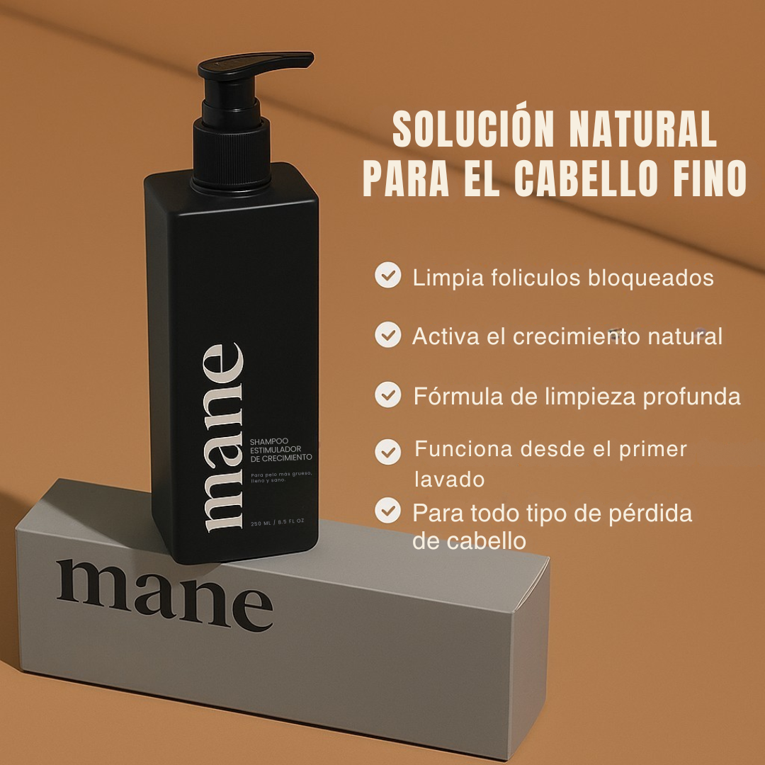 Mane® - Shampoo Estimulador de Crecimiento