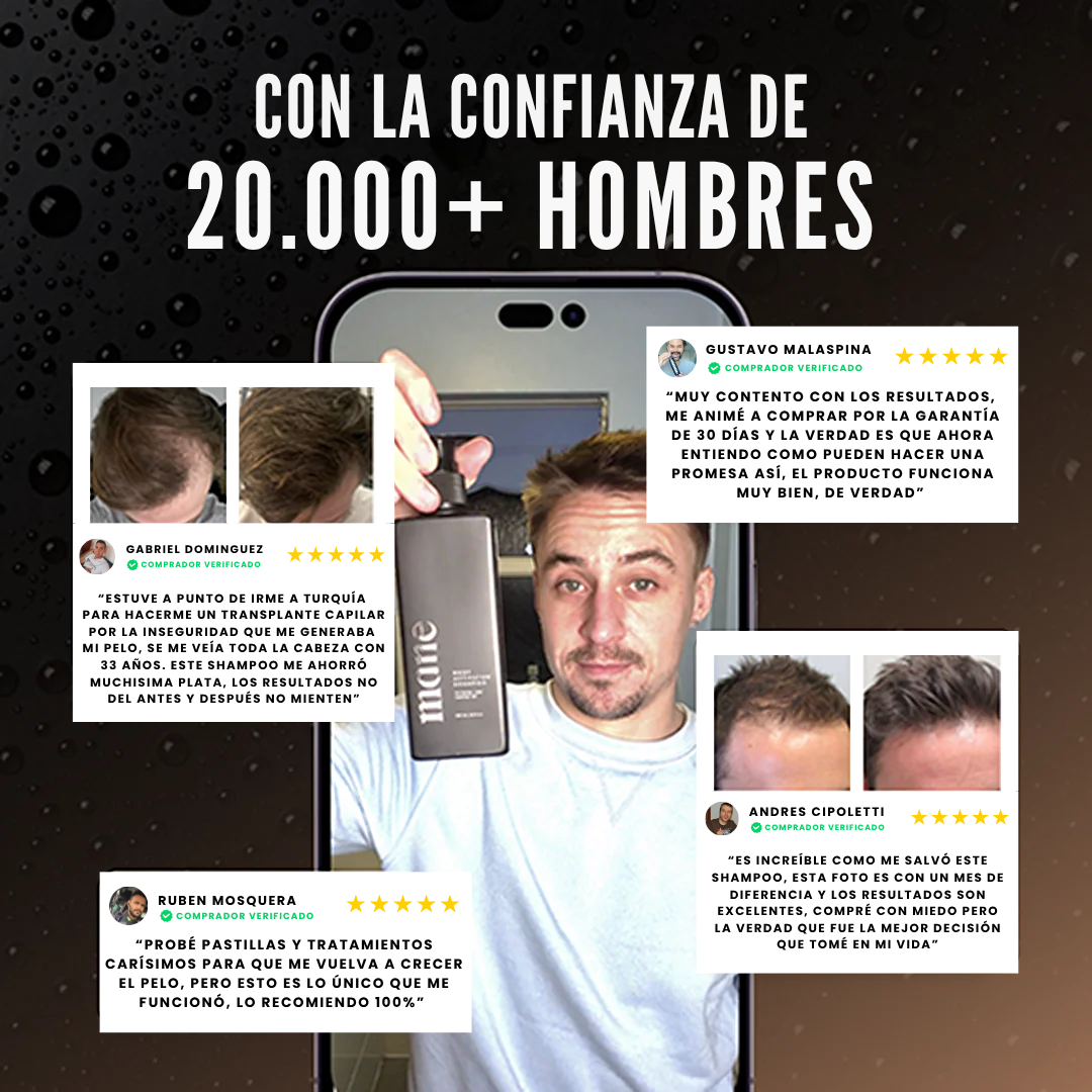 Mane® - Shampoo Estimulador de Crecimiento